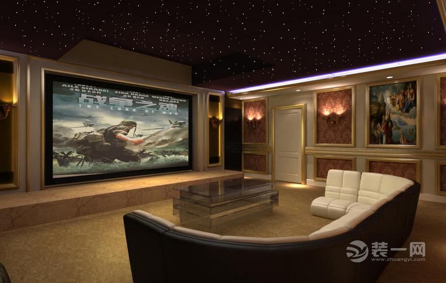 家庭影院装修效果图 揭家庭影院灯光布置注意事项